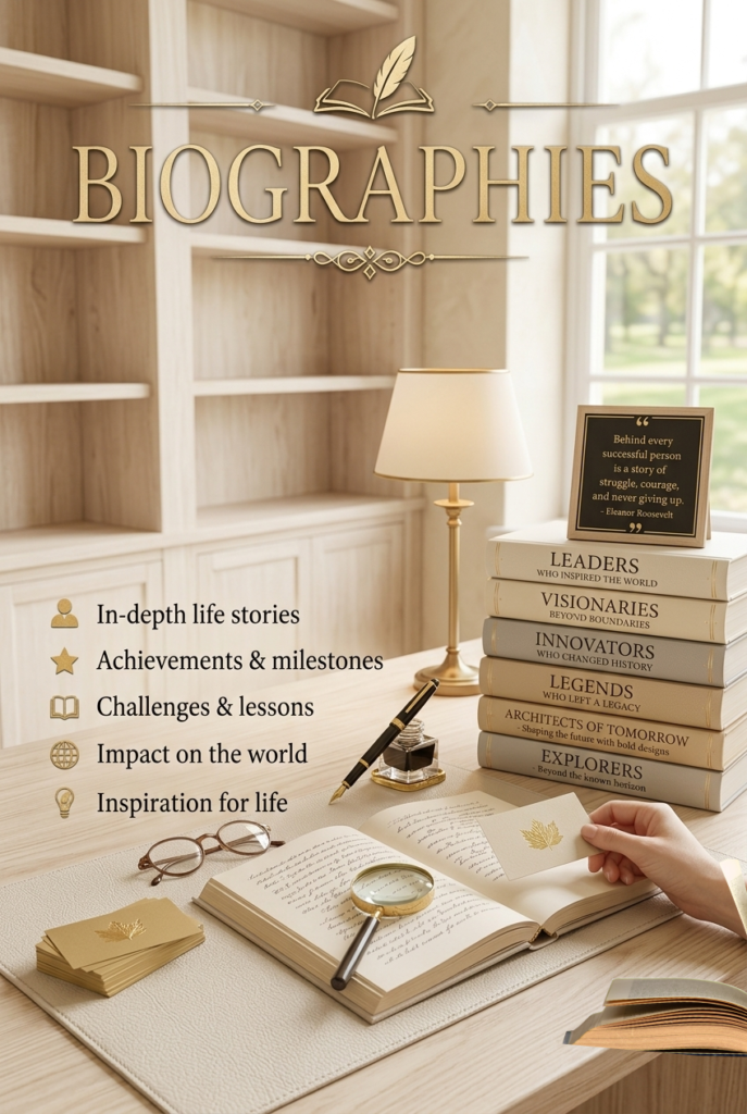 The Noble Visionary Biographies – inspiring life stories